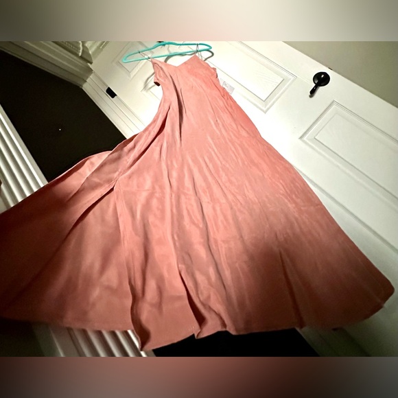 ‼️RARE‼️🎸ANINE BING🎸🔥NWT🔥BAY DRESS in DUSTY PINK— S - Picture 9 of 15